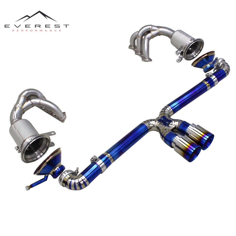Titanium Car Exhaust Catback Exhaust Pipe for Porsche 911 992 GT3 4.0 (2017-2024)