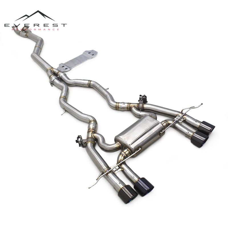 Stainless Steel Medium-length Pipe for BMW M2 G87 2023 Escape Exhaust Muffler Catback Exhaust System