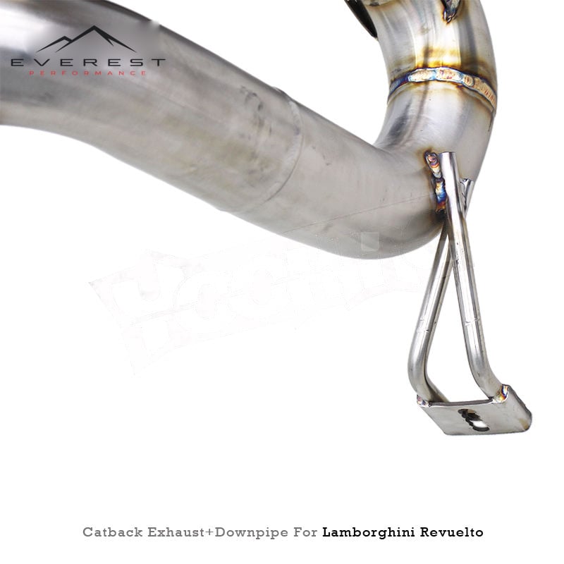 Complete Set Sport Exhaust for Lamborghini Revuelto 6.5L V12 2023-2025 Free Flow Downpipe Straight-through Catback Exhaust