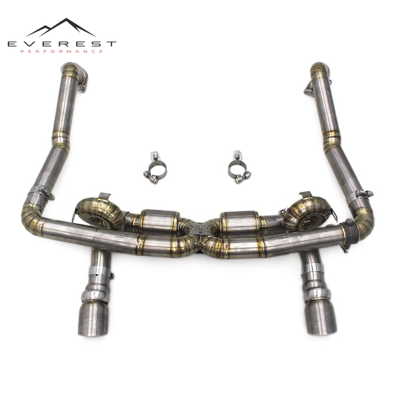 Catback Exhaust for Porsche 718 Boxster/Cayman 2.0T 2016-2023 Upgrades GT4 Escape Titanium Pipe Muffler Exhaust System