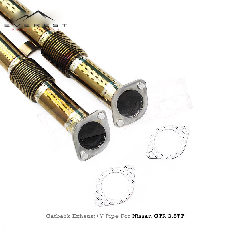 Titanium Lightweight Exhaust Pipe System for Nissan GTR/GT-R R35 2008-2023 3.8TT Electronic Valve Muffler Catback Exhaust