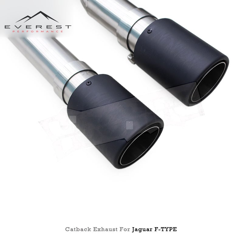 Custom Stainless Steel Catback Muffler for Jaguar F-TYPE V8 5.0T 2014-2019 Valvetronic Exhaust System with Motor Component