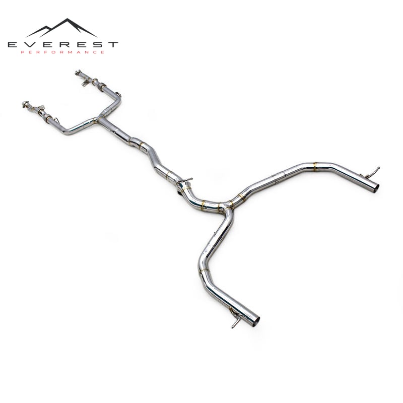 Catback Exhaust System for Mercedes-Benz AMG C43 3.0T 2019-2024 Free Flow Exhaust Pipe Stainless Steel Exhaust Pipe
