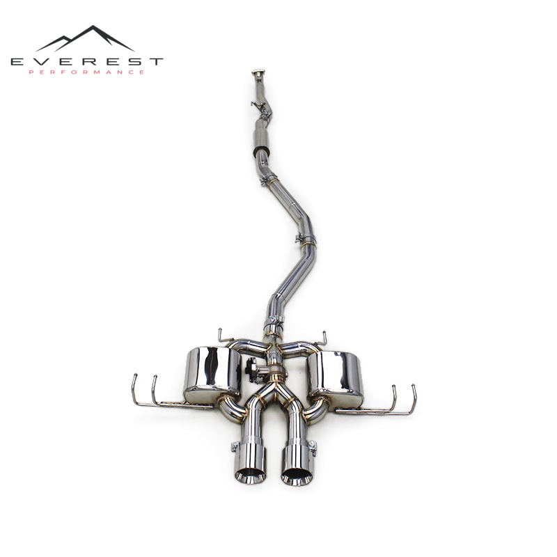 Valved Exhaust System for Honda CIVIC Type R/Type-R 2.0T 2017-2023 Valvetronic Exhaust Pipe Muffler Dual Outlet