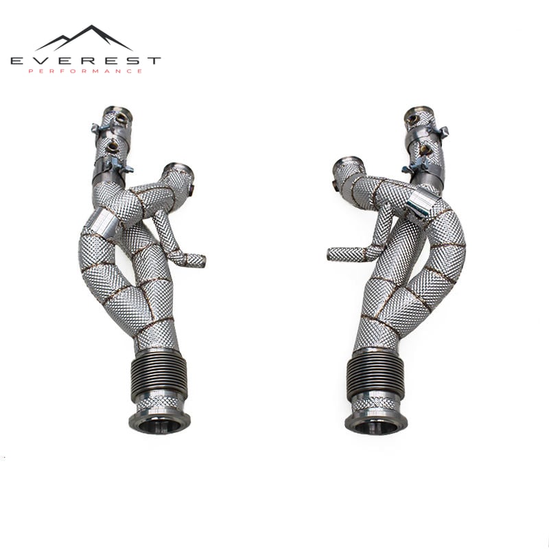 Auto Engine Exhaust Downpipe for Lamborghini Revuelto V12 6.5L 2023-2025 Stainless Steel High Flow Exhaust Pipe