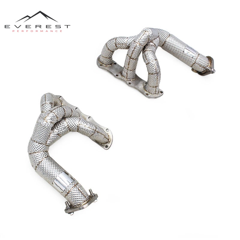 Car Stainless Steel Exhaust Pipes for Porsche 981 Boxster/Cayman 2.7L 2012-2015 Manifold With Heat Shield
