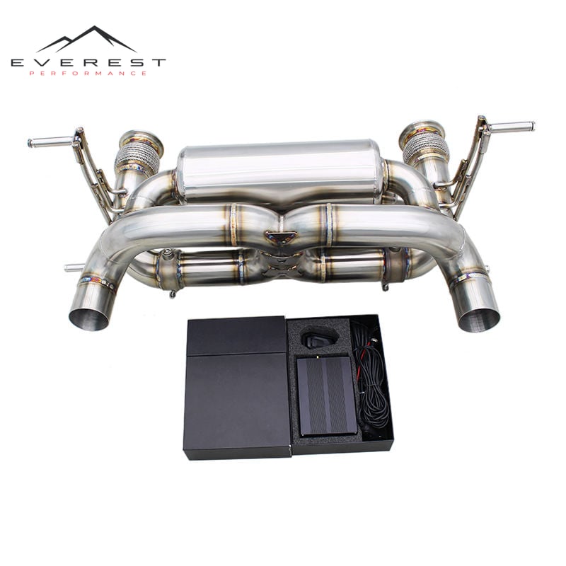 Race Sport Valved Catback for Lamborghini Huracan STO/EVO/Technica 5.2 2019+ High Performance Stainless Steel Supercar Axle Back