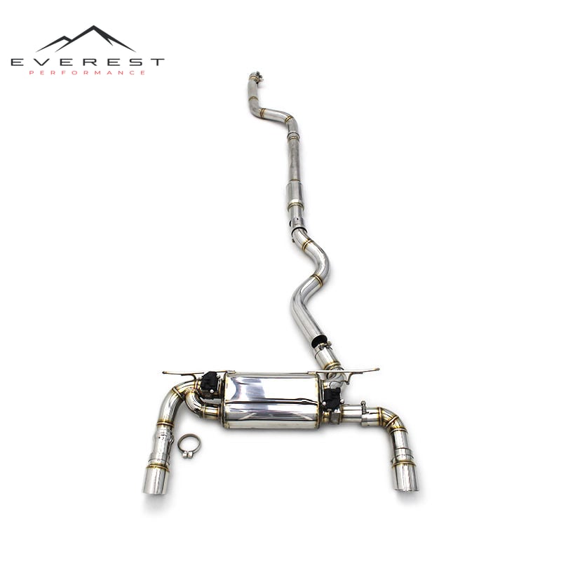 304 Stainless Steel Exhaust Pipe for BMW B58 F30 340/340i F36 440/440I 3.0T Catback Muffler Pipe with Valve Controlled System