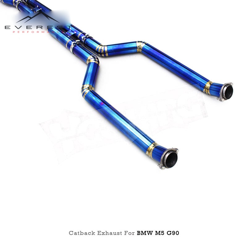 Custom Valvetronic Exhaust System for BMW M5/M6 G90/G99 LCI 4.4T 2024-2025 Titanium Pipes Exhaust Muffler Dynamic Sound