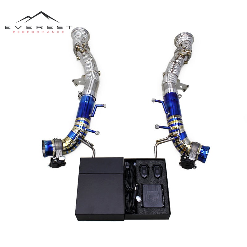 Exhaust System for Ferrari 296 GTB V6 3.0T 2021-2024 Performance Car SUS304 Downpipe Titanium Valvetronic Catback Muffler