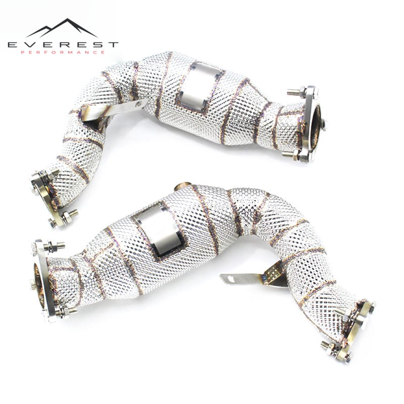304 Stainless Steel Turbocharger Exhaust Manifold for AUDI S4/S5 B8 Gas Conversion System Exhaust Downpipe
