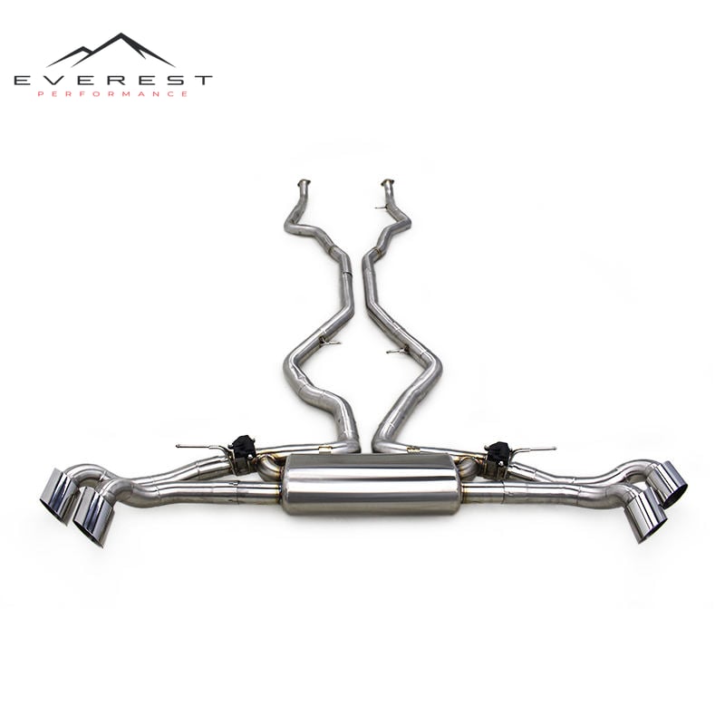Stainless Steel Muffler Catback for BMW X5 50i N63 4.4T 2008-2013 Valvetronic Tig Welding Exhaust Pipes