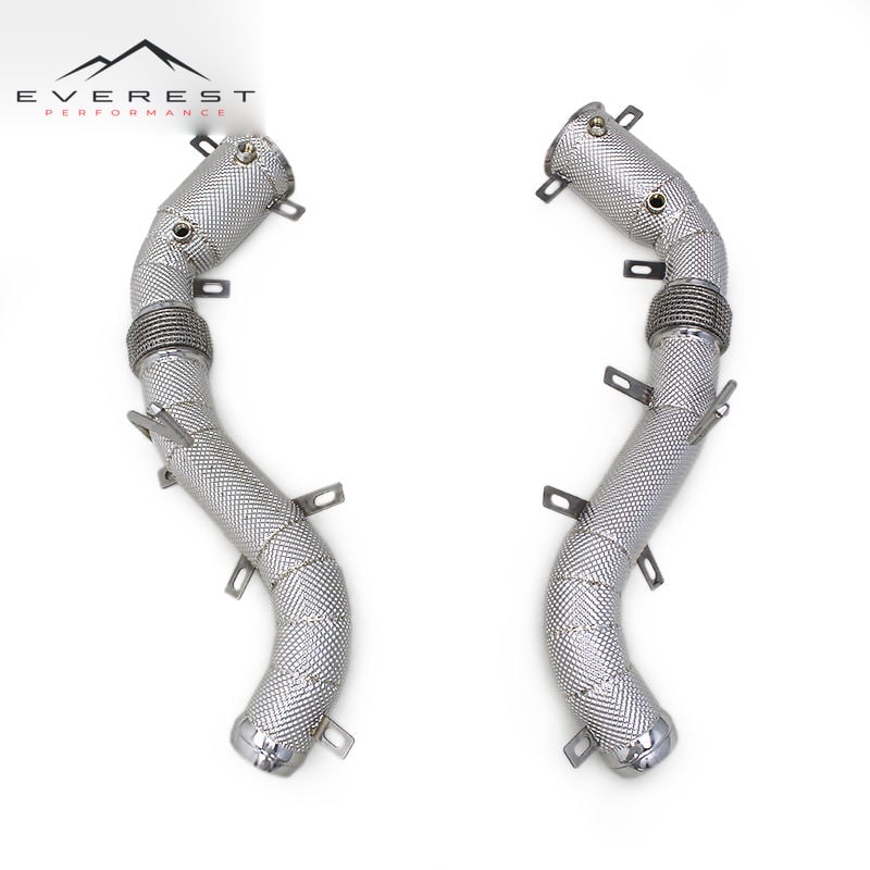 RTS Downpipe for Mclaren 570 570S 570GT 2015-2018 Stainless Steel Downpipe with Heat Shield Header