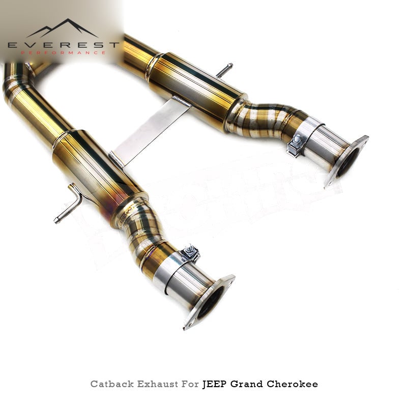 Titanium Vacuum Valve Exhaust for JEEP Grand Cherokee 6.4L 2011-2020 Lightweight Vacuum Valve Catback Exhaust