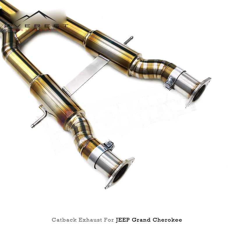 Titanium Vacuum Valve Exhaust for JEEP Grand Cherokee 6.4L 2011-2020 Lightweight Vacuum Valve Catback Exhaust