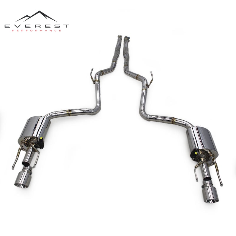 Performance Catback for Mercedes-Benz S350 W221 2005-2012 SUS304 Valvetronic Catback Muffler Exhaust System
