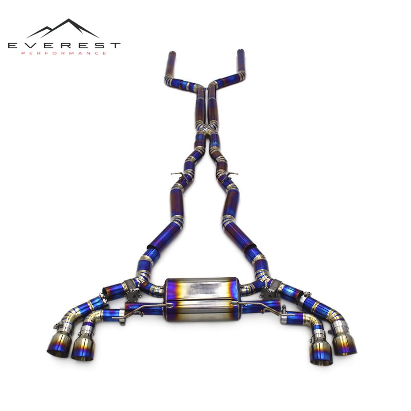Catback Exhaust for BMW X5M/X6M 4.4TT 2015-2023 Titanium Alloy Racing Car Exhaust System Exhaust Pipe Muffler