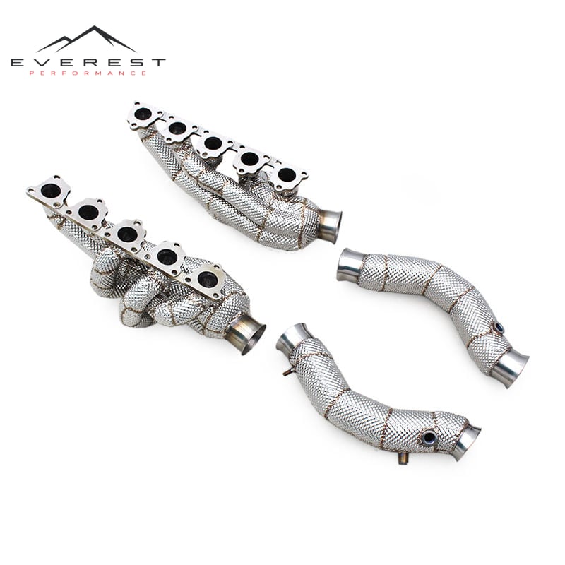 Header Manifold for Gallardo 5.0L 2004-2007 Dynamic Sound Stainless Steel 304 Exhaust Free Flow System 100% Perfect