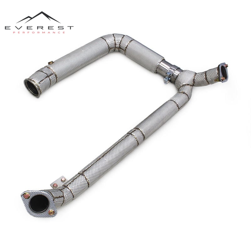Heat Shield Downpipe for Porsche 718 Boxster/Cayman 2.5T (2016-2023)