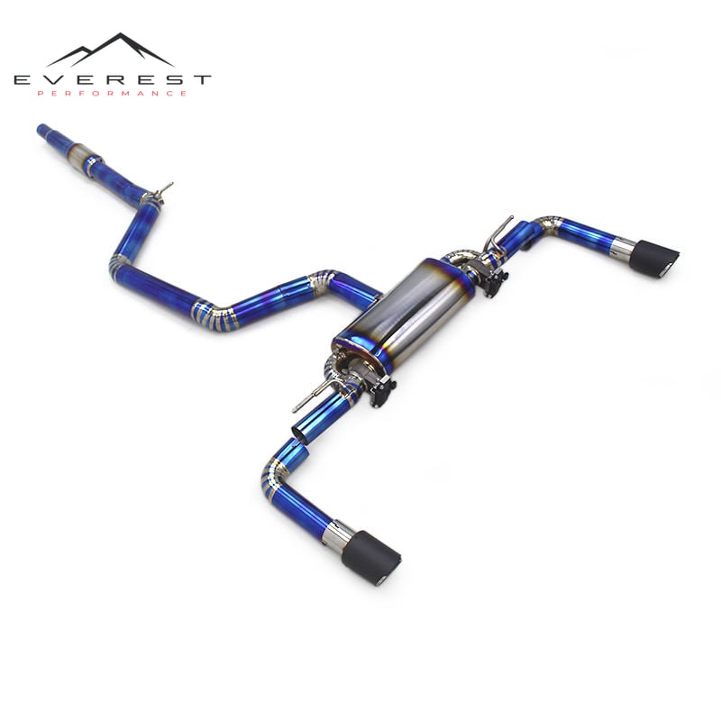 Catback Exhaust for VW GOLF 8/MK8/GTI 2.0T 2020-2024 Tuning Valvetronic Titanium Pipe Muffler Exhaust System Escape