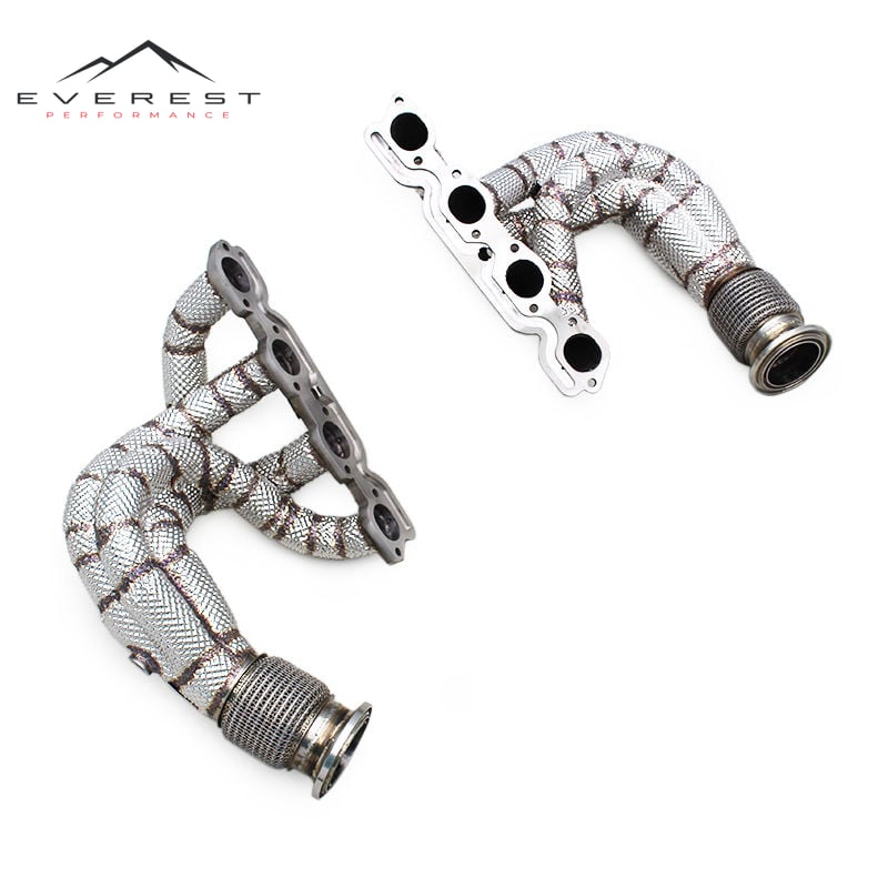 Stainless Steel Exhaust Manifold for Ferrari 458 4.5L 2011-2016 Exhaust System with Heat Shield Header