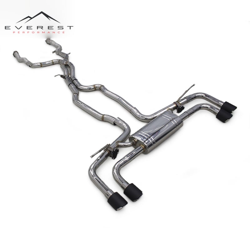 Catback Downpipe Full System for Porsche Cayenne 957 3.6/4.8T 2006-2010 Stainless Steel Pipe Muffler Escape