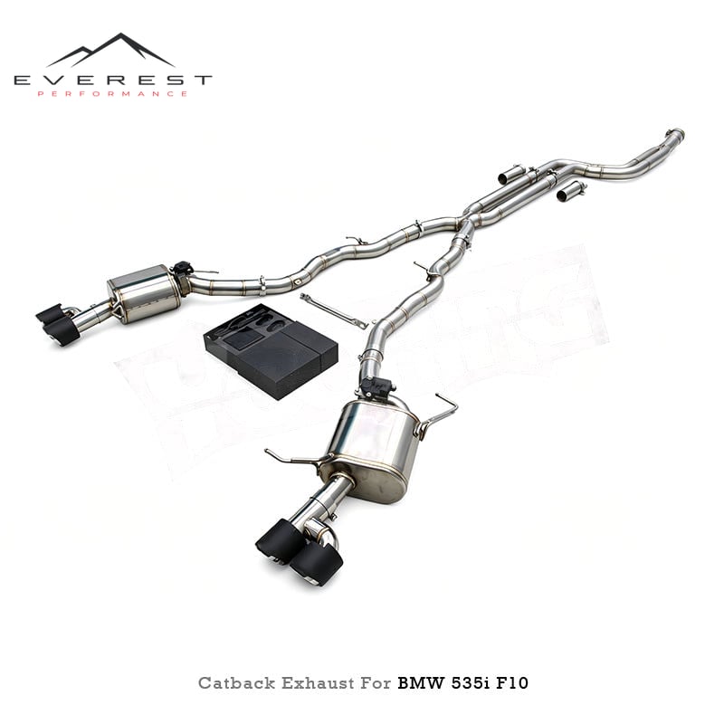 Stainless Steel Catback Exhaust Pipe for BMW 528GT/535i/535GT F10/F18 3.0T N54/N55 2011-2017 Racing Car Valvetronic System