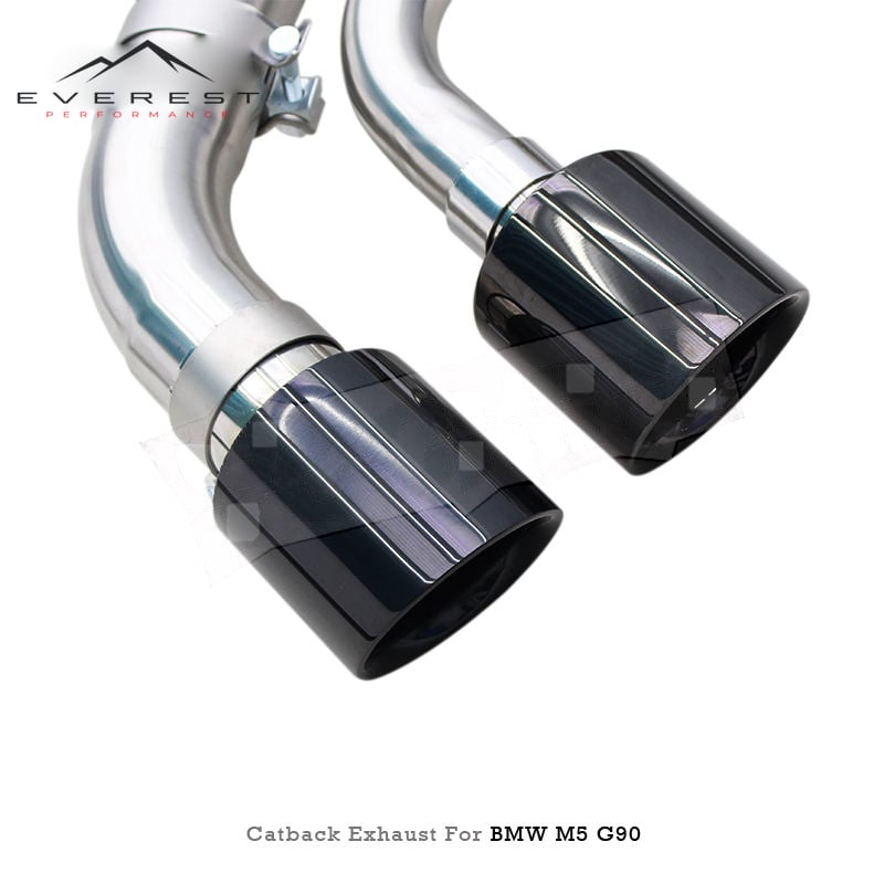 Racing Catback Exhaust Pipes for BMW M5/M6 G90/G99 LCI 4.4T 2024-2025 Stainless Steel 304 With OPF Valved Muffler System