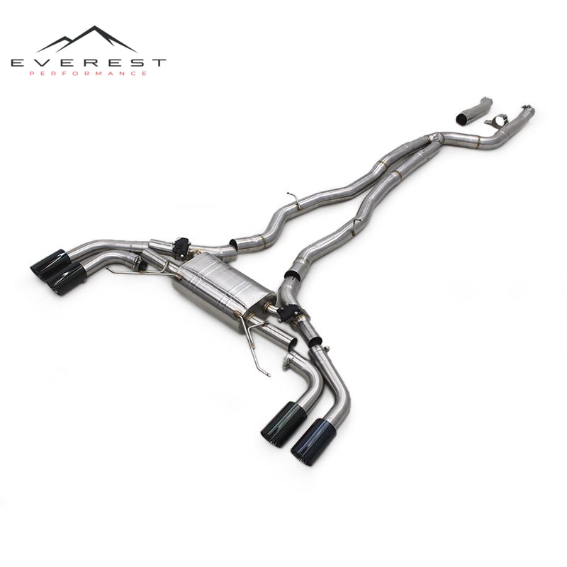 Car Exhaust Pipe for BMW X3 X4 M40i G01 G02 3.0T 2016-2023 Stainless Steel Catback Valved Muffler Remote Control