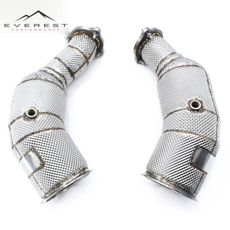 Exhaust Downpipe for AUDI RS5 2.9T 2019-2022 Free Flow Exhaust Pipes Stainless Steel Car Exhaust System