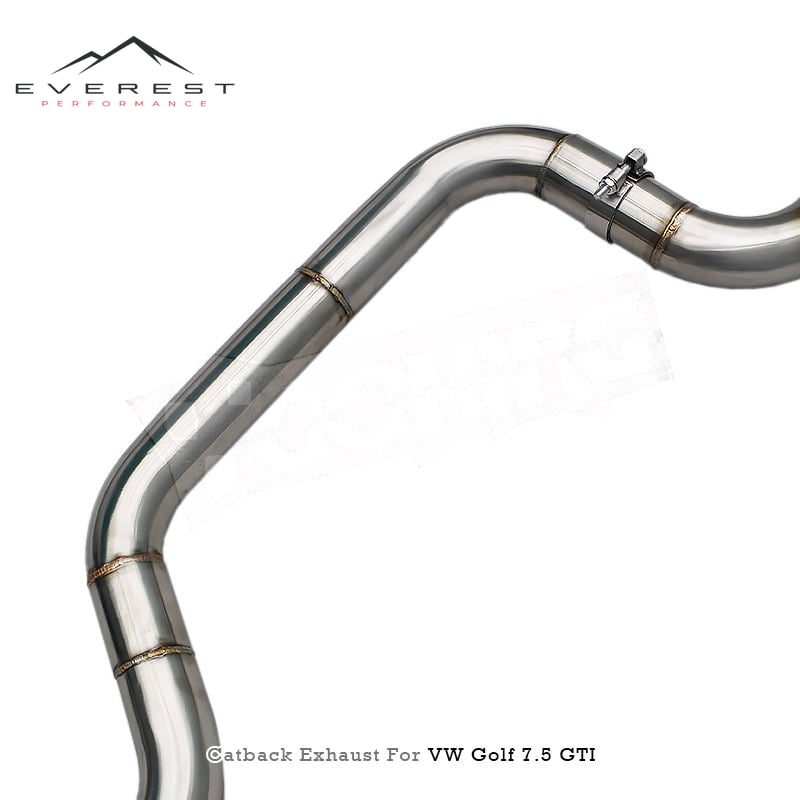 SUS304 Catback Exhaust for VW GOLF 7/7.5 MK7/MK7.5 GTI 2.0T 2014-2020 Valvetronic Muffler Catback With Remote Control