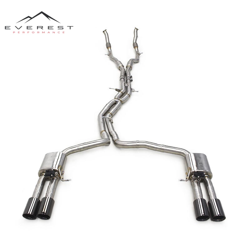 Race Performance Tuning Valvetronic Sport Exhaust System for Audi S8 D5 4.0T 2020-2024 304 Stainless Steel Catback Exhaust