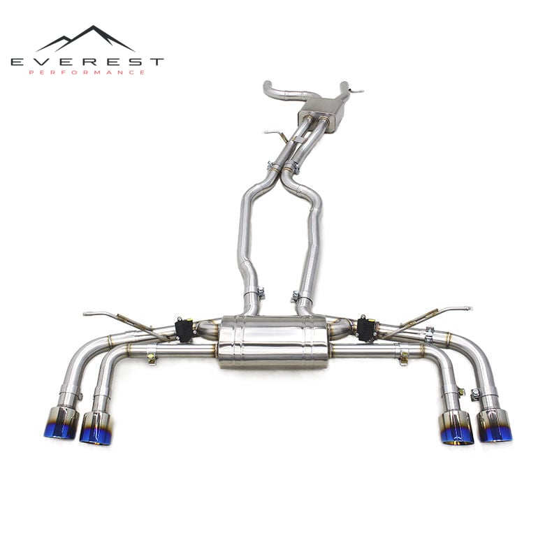 Performance Catback for Porsche Cayenne TURBO S 957 4.8T 2007-2010 Upgrade Valvetronic Exhaust Muffler Escape Exhaust System