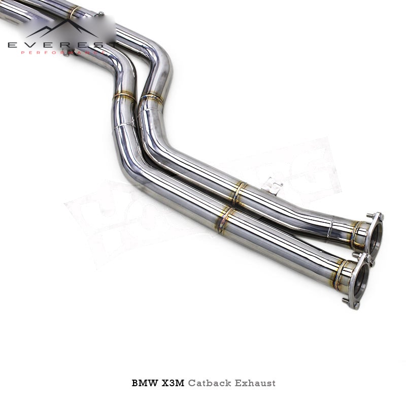 SS304L Exhaust Pipe System for BMW X3M/X4M F97/F98 3.0T 2019-2022 High Quality Electronic Valve Tape Controller Catback Exhaust