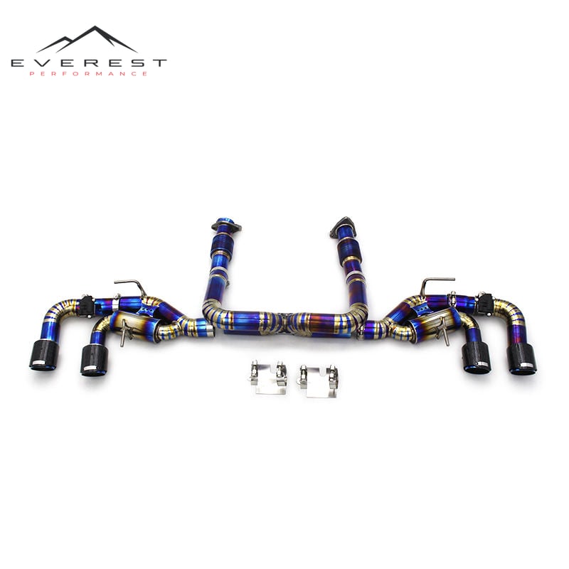 Auto Tuning Exhaust Pipes for Chevrolet Corvette C8 stingray Z51 2019-2025 Titanium Catback Muffler Valvetronic