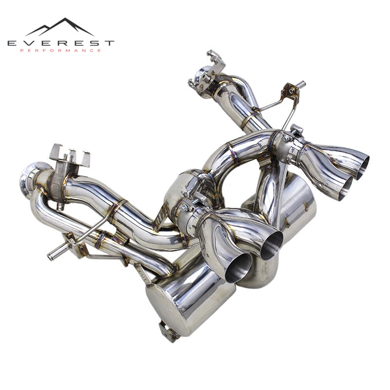 Custom Valve Exhaust System for Lamborghini Revuelto 6.5L V12 2023-2025 Newest SS304 Pipe Axle Back Exhaust