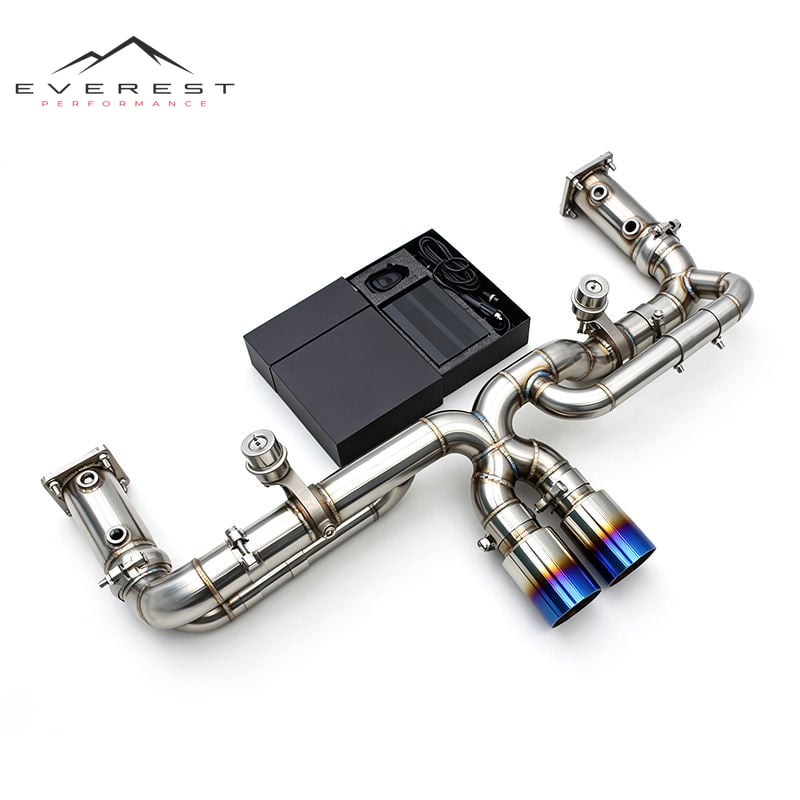 SS304 High Quality Catback Valved Muffler for Porsche 911 991.2 Carrera 4/S/4S 3.0T 2016-2018 Upgrade GT3 Exhaust System