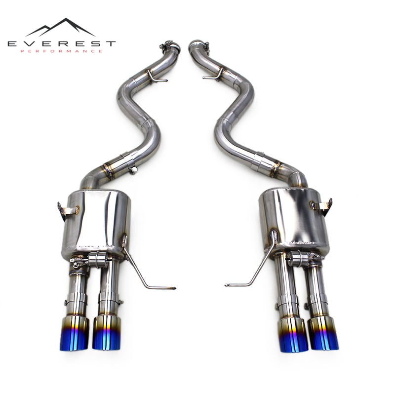 Stainless Steel Exhaust Pipe System for BMW M3 E92 E9x 4.0L (2008-2013) Axle Back Muffler Modified Sounds