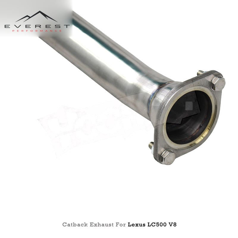 SS304L Exhaust Pipe System for Lexus LC500 V8 5.0L 2018-2025 Racing Valvetronic Catback Exhaust