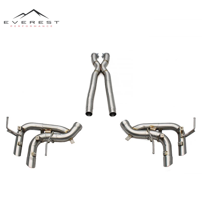 Direct Catback Exhaust X Pipes for Ferrari Purosangue FUV V12 6.5L 2022+ Racing System Stainless Steel Exhaust Pipe