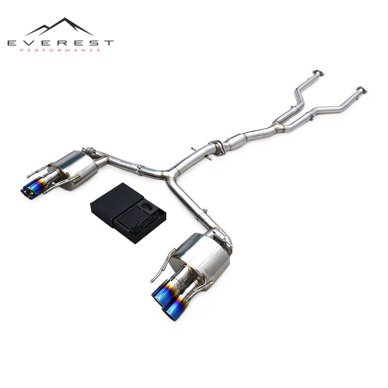 Custom Catback Exhaust for Lexus ISF/IS F 5.0L 2007-2014 Stainless Steel Exhaust Pipe Muffler System with Valve Control