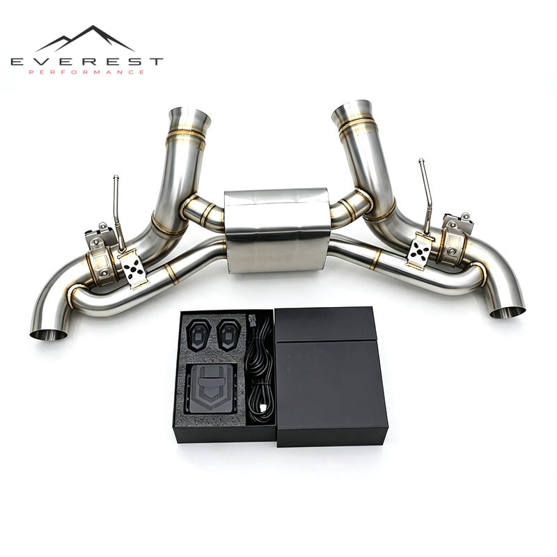 Stainless Steel Catback Exhaust Pipe for Mclaren GT 4.0T 2019-2023 Racing Exhaust High Performance Muffler with Valve System