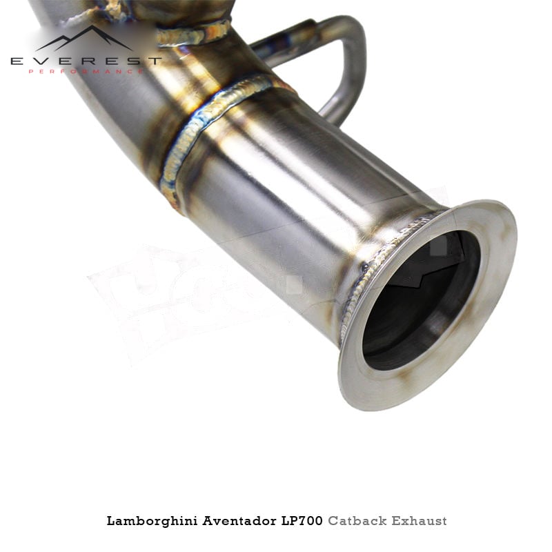 Custom Catback Muffler for Lamborghini Aventador LP700 LP750SV 6.5L 2011-2016 SUS304 Pipes Valve Exhaust System