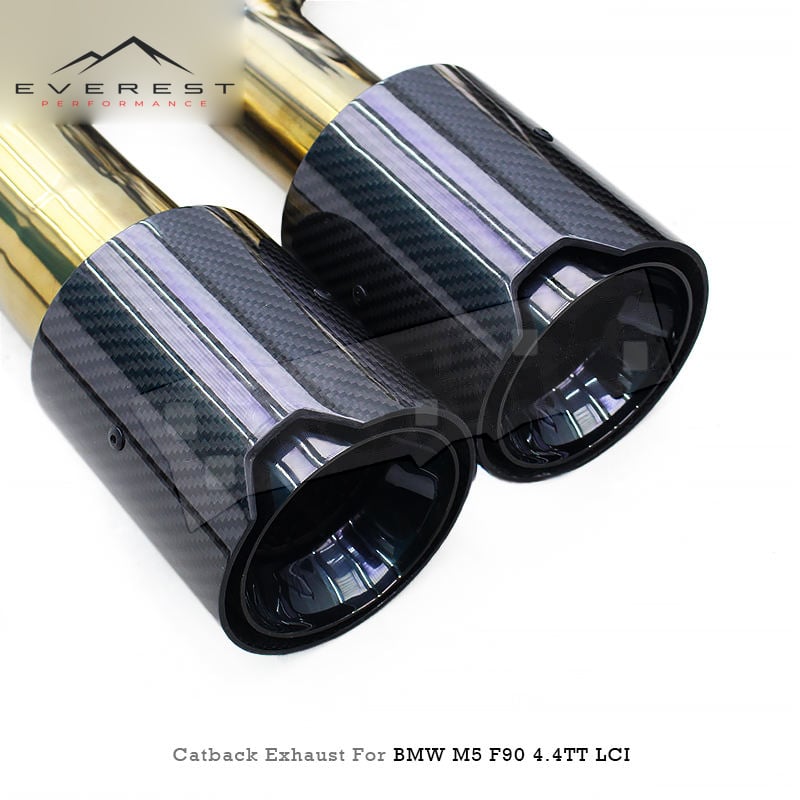 Titanium Exhaust Pipe System for BMW M5/M6 F90 LCI 4.4TT 2018-2024 Valvetronic Sport Muffler Catback Exhaust MP Tips