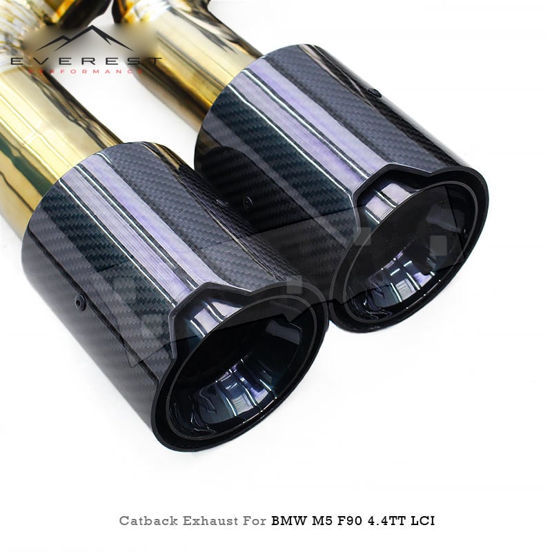 Titanium Exhaust Pipe System for BMW M5/M6 F90 LCI 4.4TT 2018-2024 Valvetronic Sport Muffler Catback Exhaust MP Tips