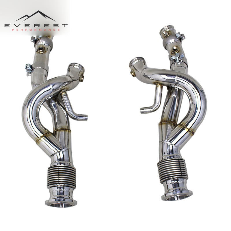 Exhaust Downpipe for Lamborghini Revuelto 6.5L V12 2023-2025 Free Flow Stainless Steel Exhaust Pipe Racing Car Exhaust System