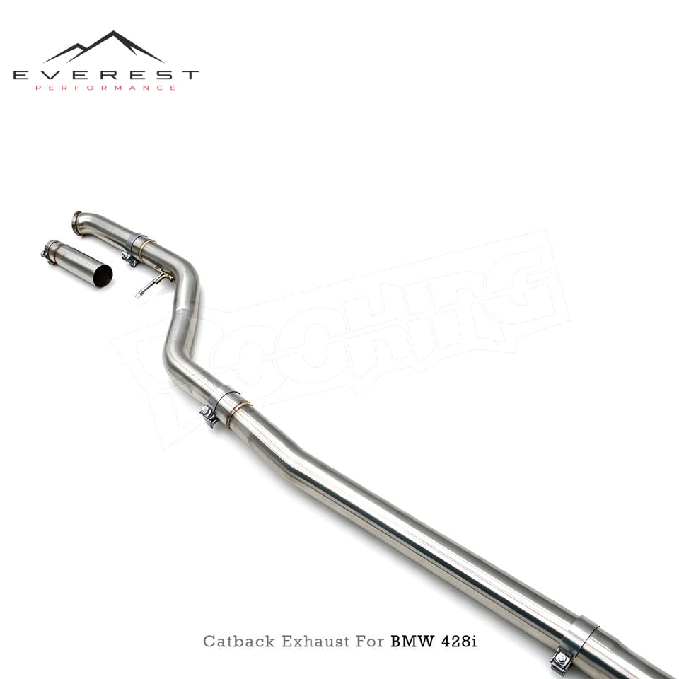Valved Exhaust System for BMW 420i 428i 430i F32 F33 F36 N20 B48 2.0T 2012-2017 Stainless Steel Catback Muffler Pipes