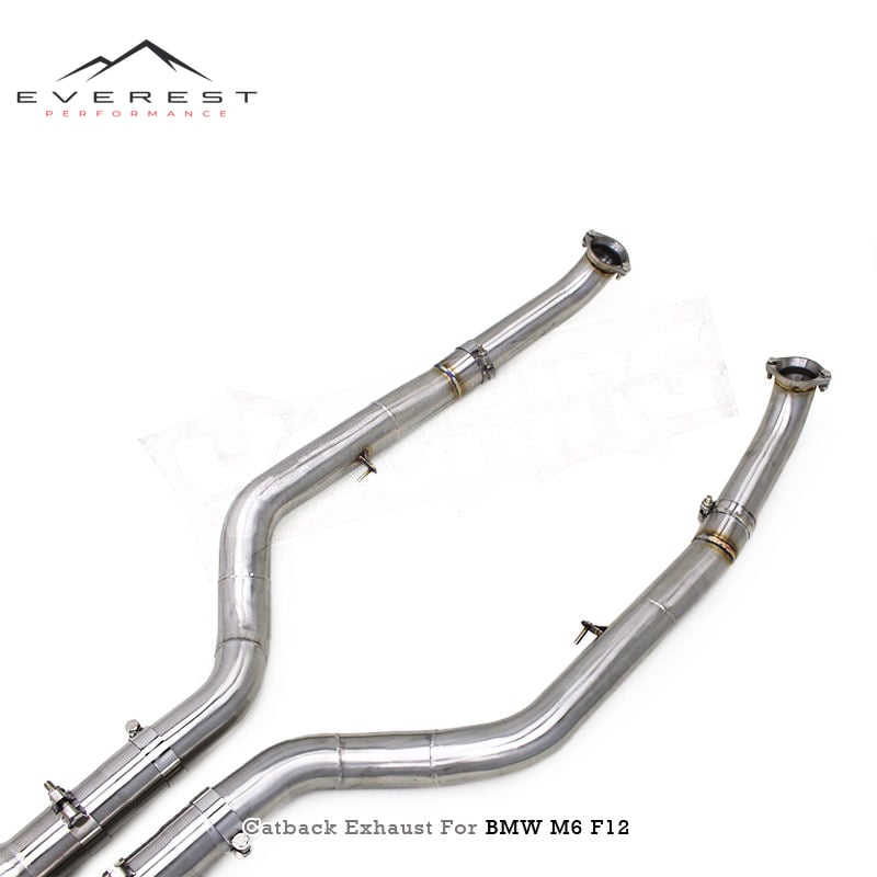 SUS304 High Performance for BMW M5/M6 F06/F10/F12/F13 4.4T 2012-2016 Vacuum Valved Muffler Exhaust System With MP Tips