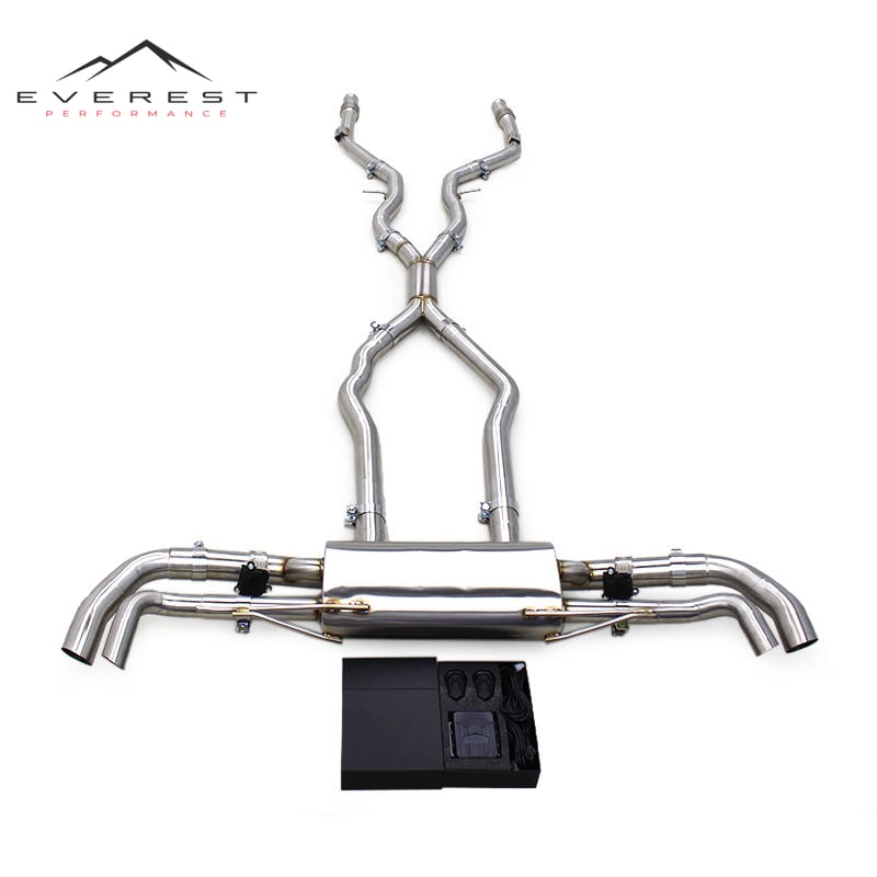Stainless Steel Exhaust Pipe Muffler Valve Control System for Mercedes-Benz GLS63 AMG 5.5T