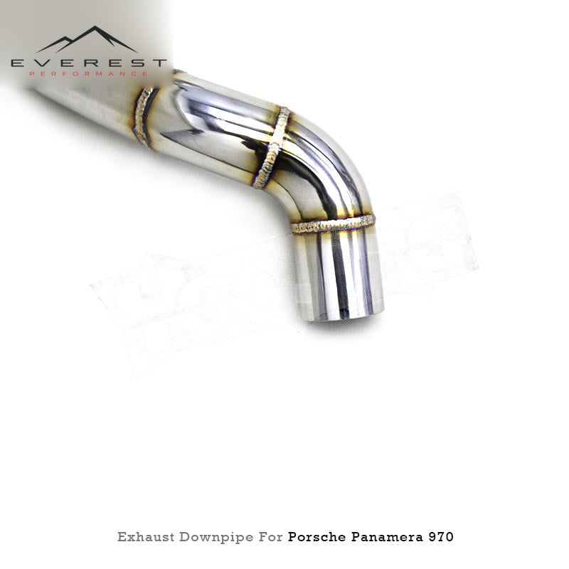 Custom Catted Header Downpipe for Porsche Panamera 4S 970 3.0T 2014-2016 Engine Stainless Steel Pipes Exhaust High Flow System